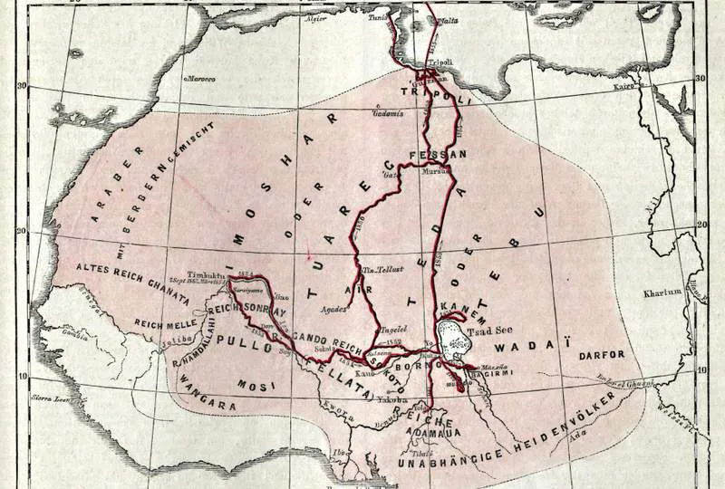Heinrich Barth dans l'Aïr